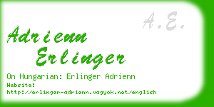 adrienn erlinger business card